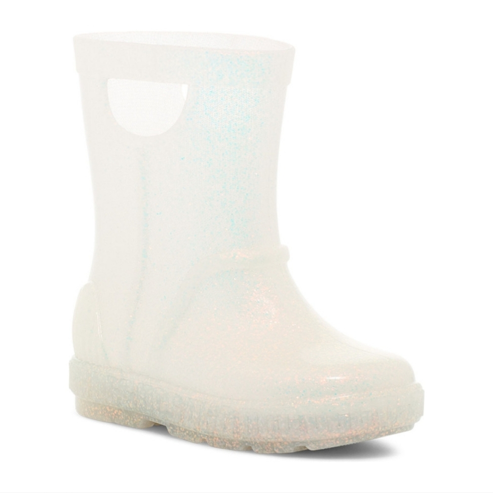 UGG Kids Clear Iridescent Glitter Rain Boot